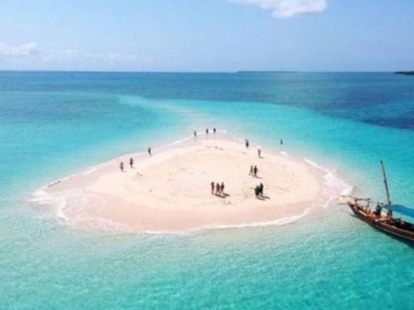 Nakupenda sandbank Zanzibar sabbia bianca oceano