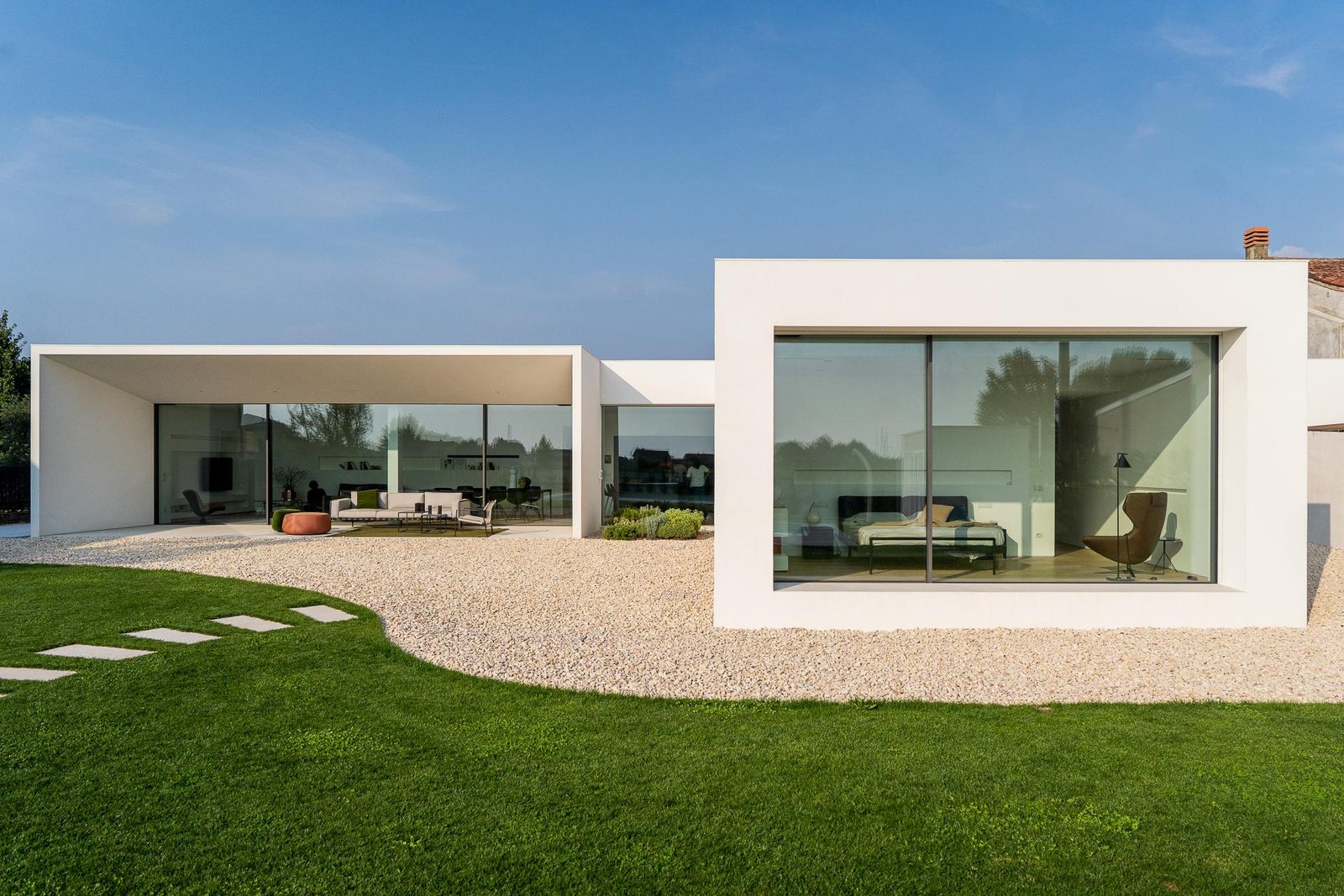 FQP3G3~4 Villa contemporanea Verona MD Home — l'armonia dei contrasti — Federico Cappellina Architetto
